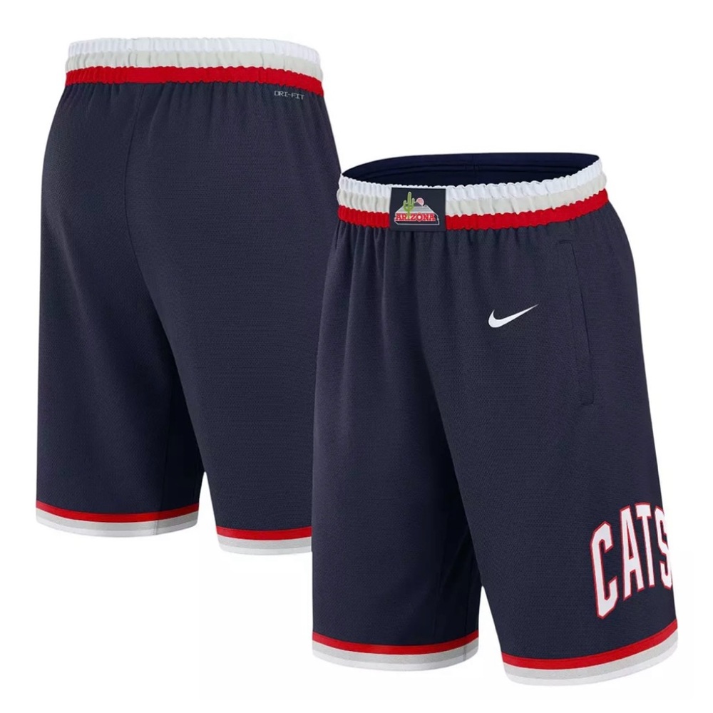 Nike Men’s NavyArizons wildcats basketball Shorts Sz M NWT
